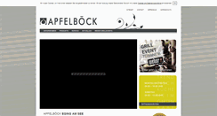 Desktop Screenshot of apfelboeck-eging.de