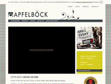 Tablet Screenshot of apfelboeck-eging.de